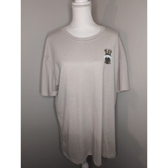 RGSTR doberman loyalty tan cream graphic tee xl - Picture 2 of 7